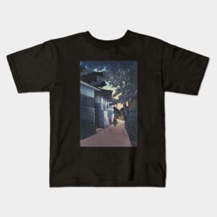 Koshoji temple at Himi Echigo by Kawase Hasui Kids T-Shirt